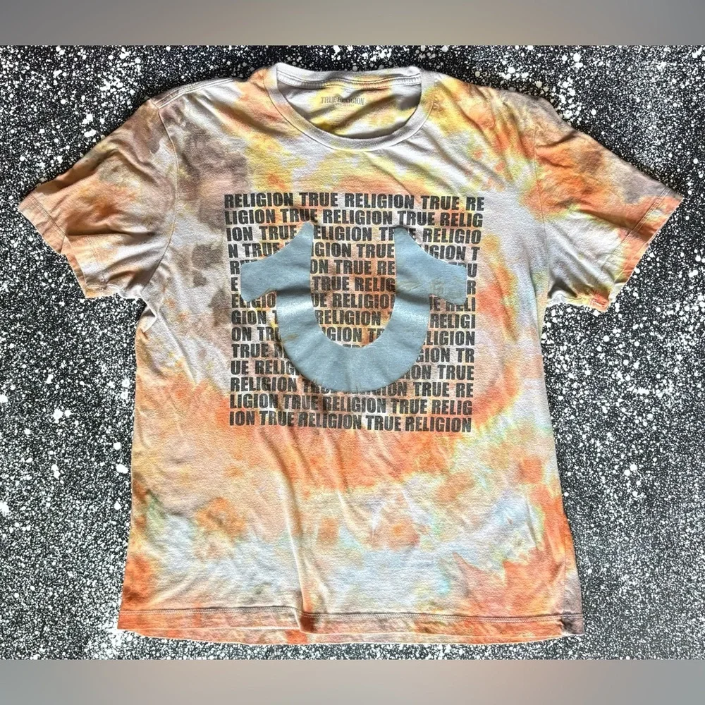 True Religion Tie-Dye T-Shirt Men’s Size Medium